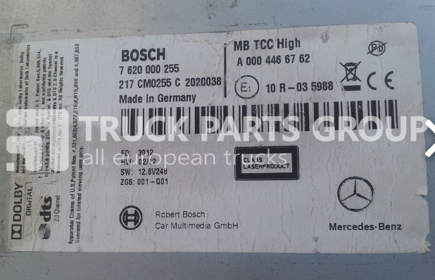 MERCEDES-BENZ Actros MP4 EURO6 car multimedia, ECTS. Radio TCC MID navigation autoradio - Sistema de navegação por Camião: foto 2 MERCEDES-BENZ Actros MP4 EURO6 car multimedia, ECTS. Radio TCC MID navigation autoradio - Sistema de navegação por Camião: foto 2