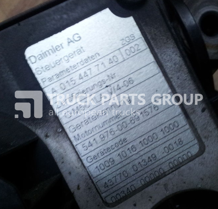 Centralina electrónica por Camião MERCEDES-BENZ EURO5 PLD engine computer EDC ECU OM501LA V, 0074466040, 0064463 control unit: foto 6
