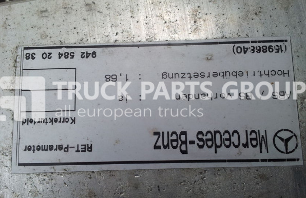 MERCEDES-BENZ Mercedes Actros MP1, MP2, MP3 retarder control unit VOITH, , 534 control unit - Centralina electrónica por Camião: foto 2 MERCEDES-BENZ Mercedes Actros MP1, MP2, MP3 retarder control unit VOITH, , 534 control unit - Centralina electrónica por Camião: foto 2