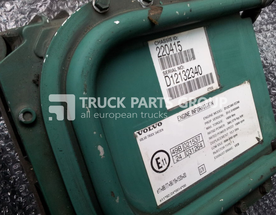 VOLVO FH12, FM12, EURO 3 emission engine control unit, D12C 380 HP, D1 control unit - Centralina electrónica por Camião: foto 4 VOLVO FH12, FM12, EURO 3 emission engine control unit, D12C 380 HP, D1 control unit - Centralina electrónica por Camião: foto 4