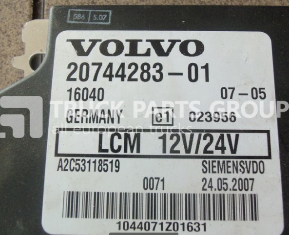 VOLVO FH13, FH13 EURO 4, EURO 5 emission LCM control unit, lightning u control unit - Centralina electrónica por Camião: foto 1 VOLVO FH13, FH13 EURO 4, EURO 5 emission LCM control unit, lightning u control unit - Centralina electrónica por Camião: foto 1