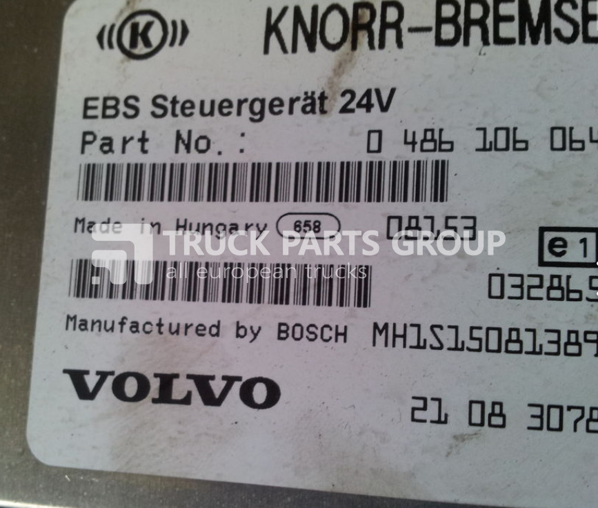 VOLVO FH13, FM13, EURO 4, EURO 5, EDC, ECU, EBS control unit, electron control unit - Centralina electrónica por Camião: foto 5 VOLVO FH13, FM13, EURO 4, EURO 5, EDC, ECU, EBS control unit, electron control unit - Centralina electrónica por Camião: foto 5