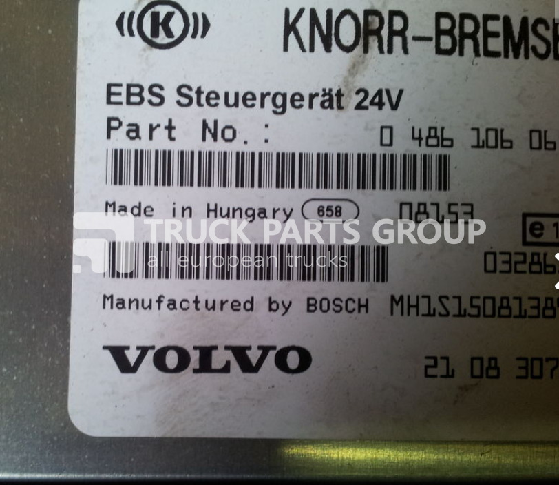 VOLVO FH13, FM13, EURO 4, EURO 5, EDC, ECU, EBS control unit, electron control unit - Centralina electrónica por Camião: foto 4 VOLVO FH13, FM13, EURO 4, EURO 5, EDC, ECU, EBS control unit, electron control unit - Centralina electrónica por Camião: foto 4