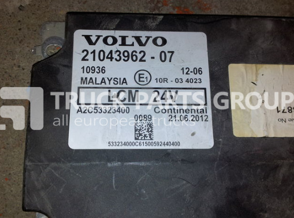 VOLVO FH13, FM13, EURO4 ,EURO5, LCM lightning control unit 21043962, 2 control unit - Centralina electrónica por Camião: foto 2 VOLVO FH13, FM13, EURO4 ,EURO5, LCM lightning control unit 21043962, 2 control unit - Centralina electrónica por Camião: foto 2