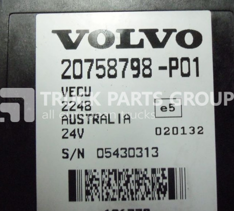 VOLVO VECU control unit FH12, FH13, EURO3, EURO4, EURO5 control unit - Centralina electrónica por Camião: foto 1 VOLVO VECU control unit FH12, FH13, EURO3, EURO4, EURO5 control unit - Centralina electrónica por Camião: foto 1