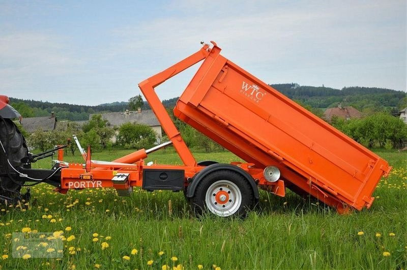 Vemac Hakenliftanhänger Abroller 4300kg WTC Traktor LKW Container NEU - Reboque basculante agrícola: foto 2 Vemac Hakenliftanhänger Abroller 4300kg WTC Traktor LKW Container NEU - Reboque basculante agrícola: foto 2