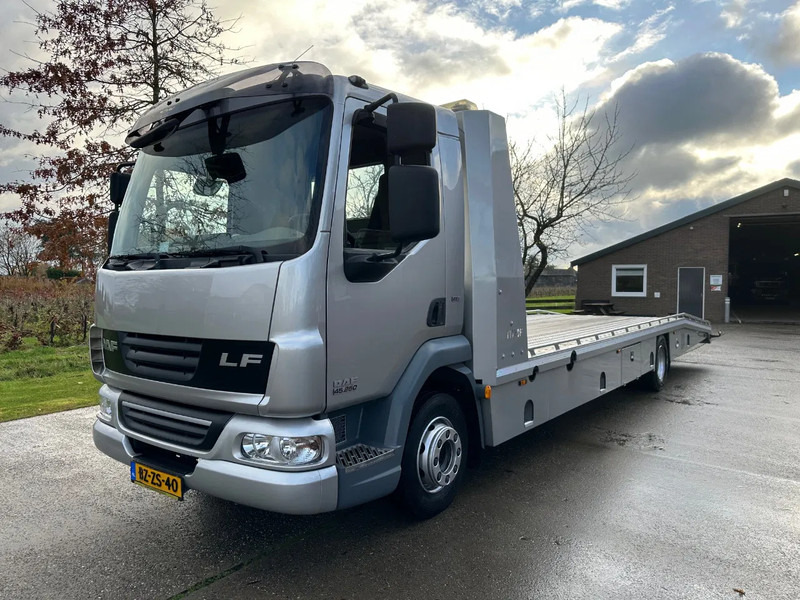 DAF LF 45 .250 / NL TRUCK / TIJHOF / EURO5 / 110.000KM / WINCH / TOP CONDITION - Camião transporte de veículos: foto 1 DAF LF 45 .250 / NL TRUCK / TIJHOF / EURO5 / 110.000KM / WINCH / TOP CONDITION - Camião transporte de veículos: foto 1