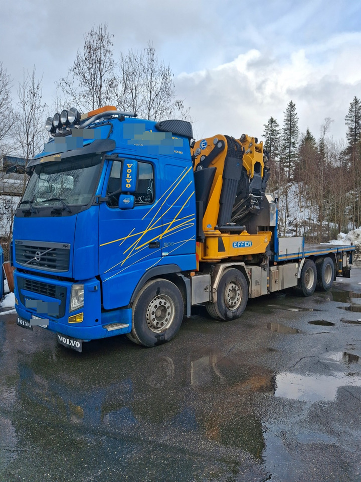 Volvo FH 500 8x2 Retarder Effer 955 S8 +JIB S8 Winch Only 160Tkm - Camião de caixa aberta/ Plataforma, Camião grua: foto 3 Volvo FH 500 8x2 Retarder Effer 955 S8 +JIB S8 Winch Only 160Tkm - Camião de caixa aberta/ Plataforma, Camião grua: foto 3