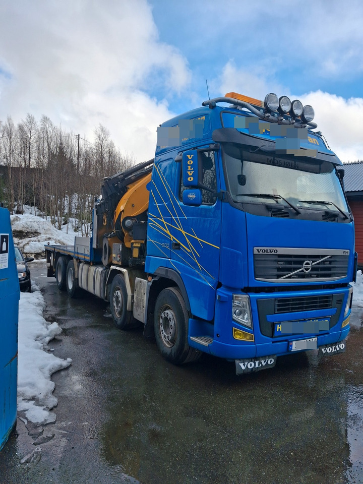 Volvo FH 500 8x2 Retarder Effer 955 S8 +JIB S8 Winch Only 160Tkm - Camião de caixa aberta/ Plataforma, Camião grua: foto 4 Volvo FH 500 8x2 Retarder Effer 955 S8 +JIB S8 Winch Only 160Tkm - Camião de caixa aberta/ Plataforma, Camião grua: foto 4