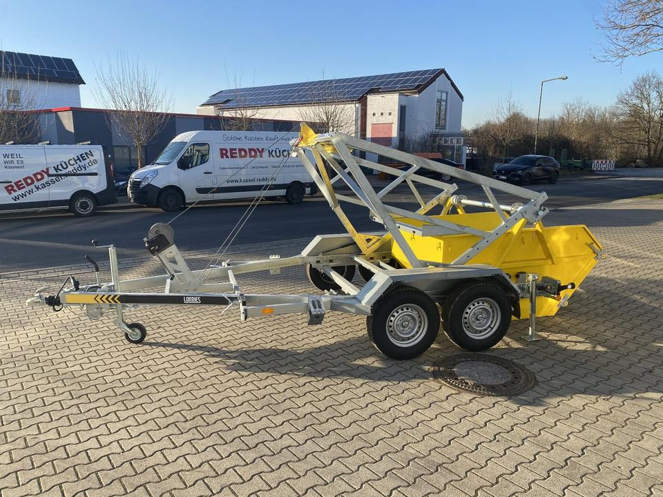 Reboque para bobinas Lorries Kabelanhänger mit Baucontainer 3000KG *INKL.19% MWST*SOFORT VERFÜGBAR!*: foto 10