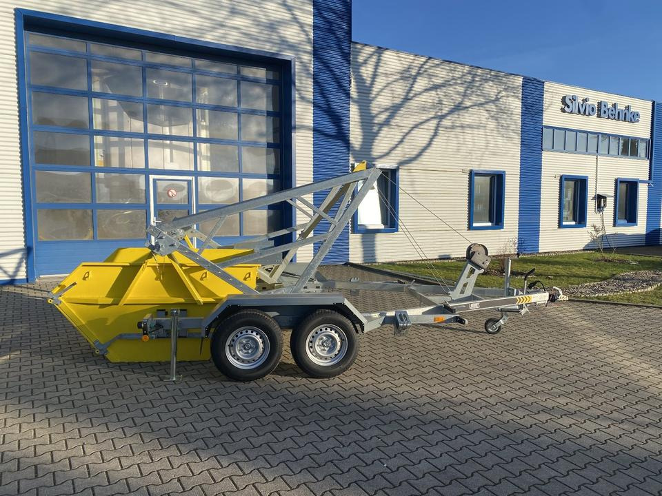 Reboque para bobinas Lorries Kabelanhänger mit Baucontainer 3000KG *INKL.19% MWST*SOFORT VERFÜGBAR!*: foto 11