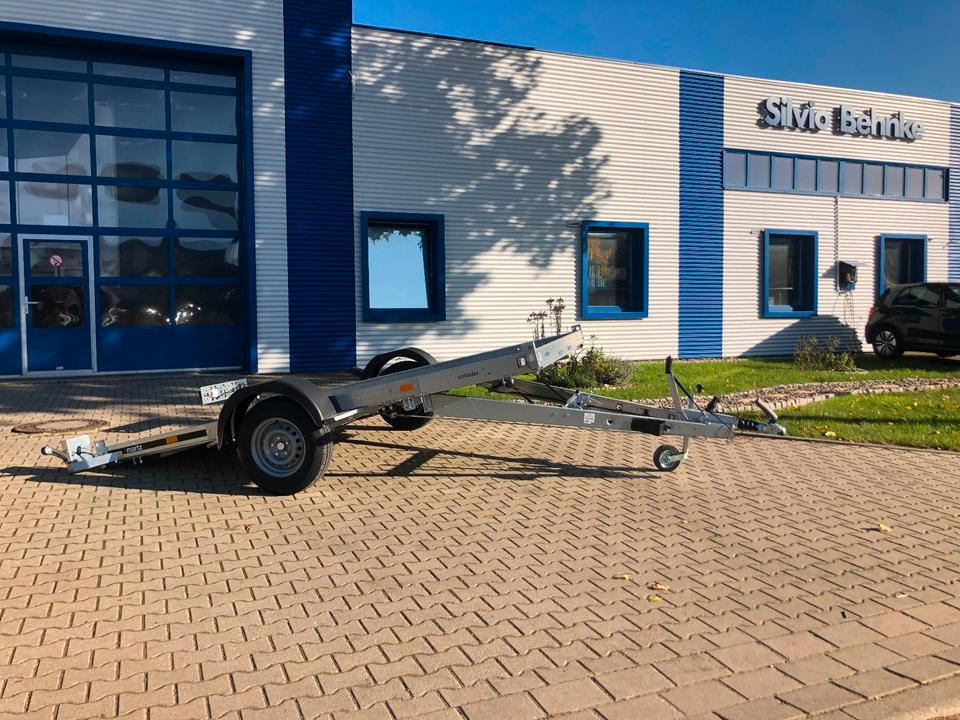 Martz Anhänger / Tieflader 1163Kg Nutzlast mit Knickdeichsel zum Kippen 3250x1850mm *INKL.19% MWST* - Reboque para moto: foto 1 Martz Anhänger / Tieflader 1163Kg Nutzlast mit Knickdeichsel zum Kippen 3250x1850mm *INKL.19% MWST* - Reboque para moto: foto 1