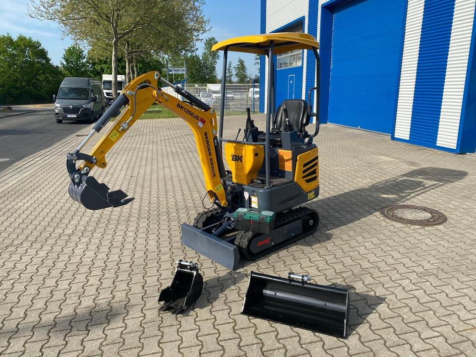 Minibagger BK1250JS + Schaufelpaket *INKL.19% MWST*KUBOTA*BERGER KRAUS*JOYSTICK*SOFORT!* - Mini escavadeira: foto 1 Minibagger BK1250JS + Schaufelpaket *INKL.19% MWST*KUBOTA*BERGER KRAUS*JOYSTICK*SOFORT!* - Mini escavadeira: foto 1