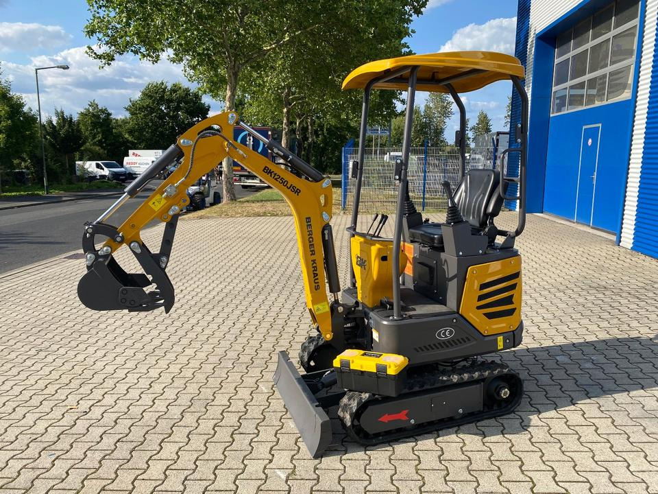 Minibagger BK1250JSR *INKL.19% MWST*BERGER KRAUS*KUBOTA*VERSTELLFAHRWERK* SCHWENKARM*SOFORT!* - Mini escavadeira: foto 2 Minibagger BK1250JSR *INKL.19% MWST*BERGER KRAUS*KUBOTA*VERSTELLFAHRWERK* SCHWENKARM*SOFORT!* - Mini escavadeira: foto 2