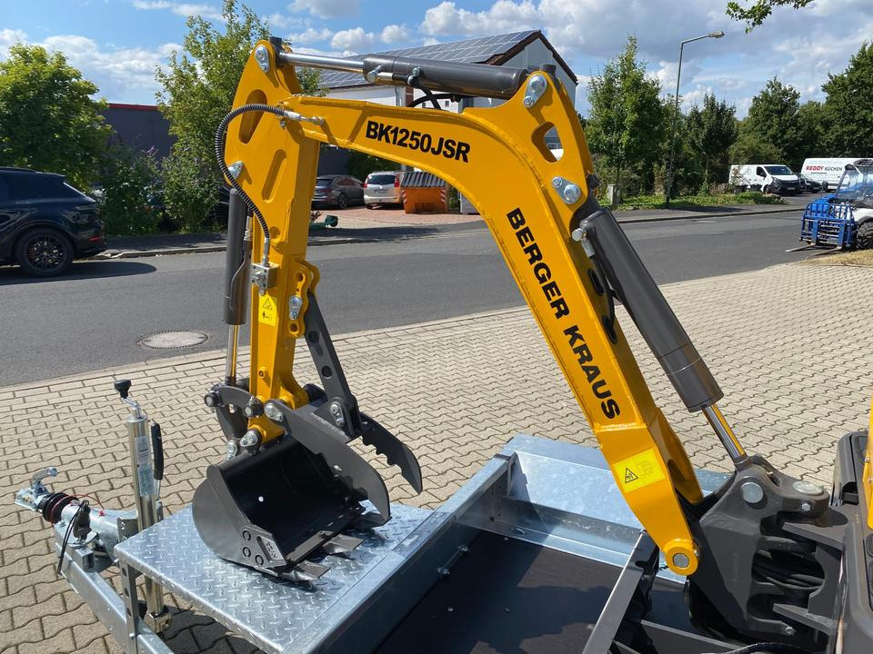 Mini escavadeira Minibagger BK1250JSR + Tieflader + Zubehör *INKL.19% MWST*BERGER KRAUS*VERSTELLFAHRWERK* KUBOTA*SOFORT!*: foto 12