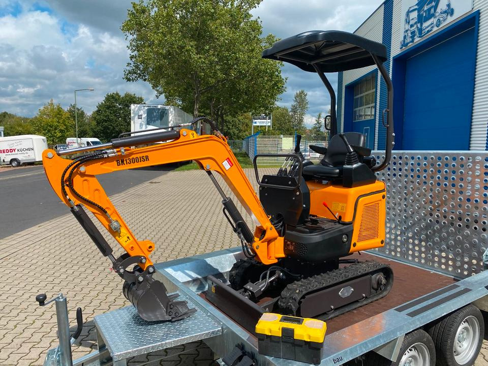 Minibagger BK1300JSR + Anhänger + Zubehör *INKL.19% MWST*BERGER KRAUS*KUBOTA*JOYSTICK*SCHENKWARM*SOFORT!* - Mini escavadeira, Reboque: foto 3 Minibagger BK1300JSR + Anhänger + Zubehör *INKL.19% MWST*BERGER KRAUS*KUBOTA*JOYSTICK*SCHENKWARM*SOFORT!* - Mini escavadeira, Reboque: foto 3