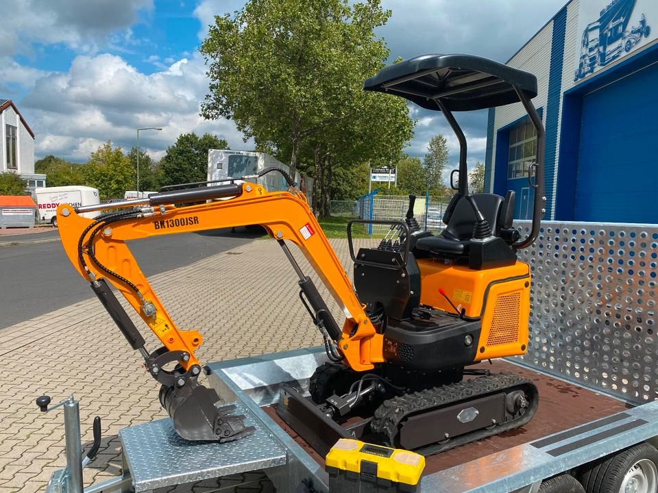 Minibagger BK1300JSR + Anhänger + Zubehör *INKL.19% MWST*BERGER KRAUS*KUBOTA*JOYSTICK*SCHENKWARM*SOFORT!* - Mini escavadeira, Reboque: foto 3 Minibagger BK1300JSR + Anhänger + Zubehör *INKL.19% MWST*BERGER KRAUS*KUBOTA*JOYSTICK*SCHENKWARM*SOFORT!* - Mini escavadeira, Reboque: foto 3