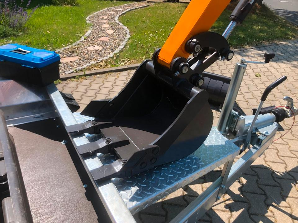 Mini escavadeira, Reboque Minibagger BK1500JS inkl. Anhänger *INKL.19% MWST*BERGER KRAUS*KUBOTA*JOYST*SCHAUFELPAKET*: foto 10