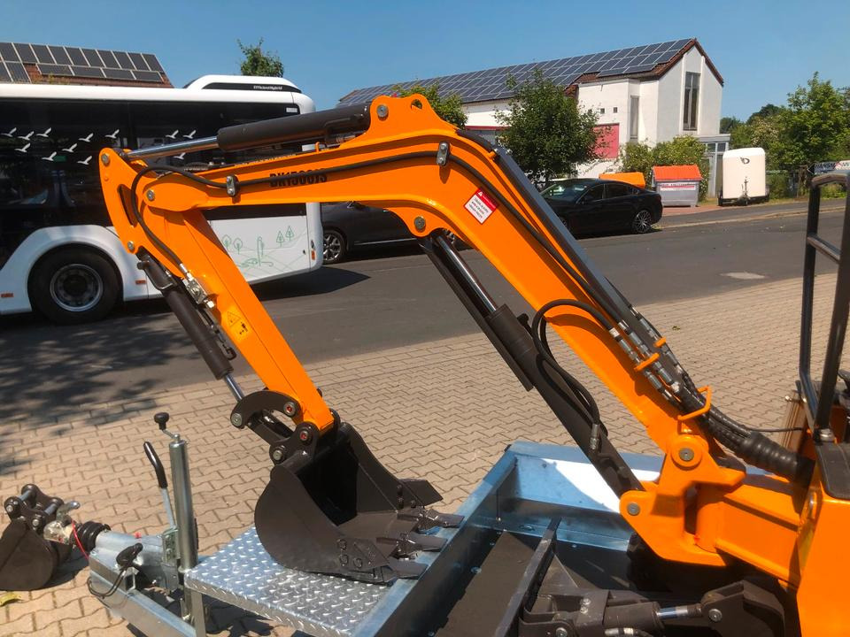 Mini escavadeira, Reboque Minibagger BK1500JS inkl. Anhänger *INKL.19% MWST*BERGER KRAUS*KUBOTA*JOYST*SCHAUFELPAKET*: foto 16