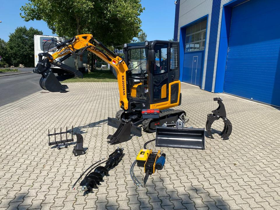 Mini escavadeira Minibagger BK2000KSR inkl. Zubehörpaket *INKL.19% MWST*BERGER KRAUS*YANMAR*SCHWENKARM* VERSTELLFAHRWERK*: foto 1