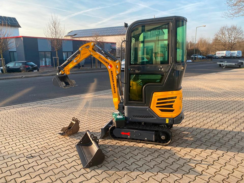 Minibagger BK950KS + Schaufelpaket *INKL.19% MWST*BERGER KRAUS*KABINE*SOFORT!* - Mini escavadeira: foto 2 Minibagger BK950KS + Schaufelpaket *INKL.19% MWST*BERGER KRAUS*KABINE*SOFORT!* - Mini escavadeira: foto 2