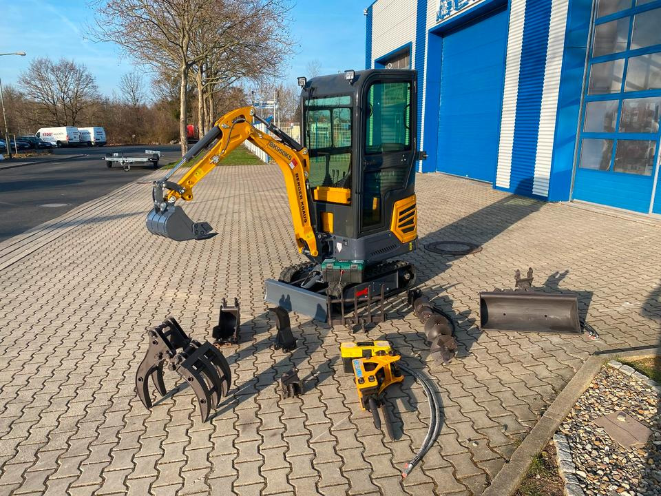 Minibagger BK950KS + Zubehör *INKL.19% MWST*BERGER KRAUS*KABINE*SOFORT!* - Mini escavadeira: foto 3 Minibagger BK950KS + Zubehör *INKL.19% MWST*BERGER KRAUS*KABINE*SOFORT!* - Mini escavadeira: foto 3
