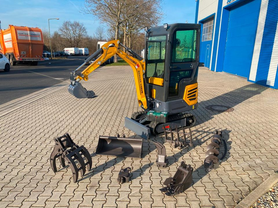 Minibagger BK950KS + Zubehör *INKL.19% MWST*BERGER KRAUS*KABINE*SOFORT!* - Mini escavadeira: foto 2 Minibagger BK950KS + Zubehör *INKL.19% MWST*BERGER KRAUS*KABINE*SOFORT!* - Mini escavadeira: foto 2