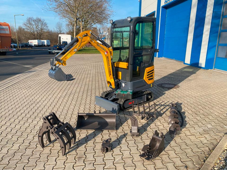 Minibagger BK950KS + Zubehör *INKL.19% MWST*BERGER KRAUS*KABINE*SOFORT!* - Mini escavadeira: foto 1 Minibagger BK950KS + Zubehör *INKL.19% MWST*BERGER KRAUS*KABINE*SOFORT!* - Mini escavadeira: foto 1