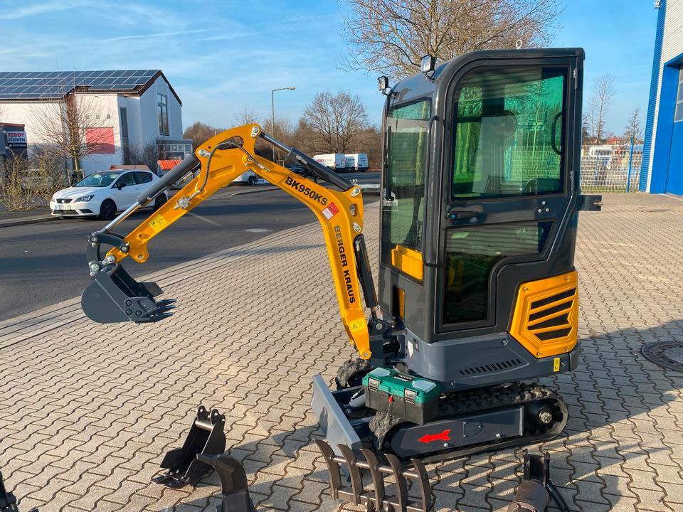 Minibagger BK950KS + Zubehör *INKL.19% MWST*BERGER KRAUS*KABINE*SOFORT!* - Mini escavadeira: foto 4 Minibagger BK950KS + Zubehör *INKL.19% MWST*BERGER KRAUS*KABINE*SOFORT!* - Mini escavadeira: foto 4