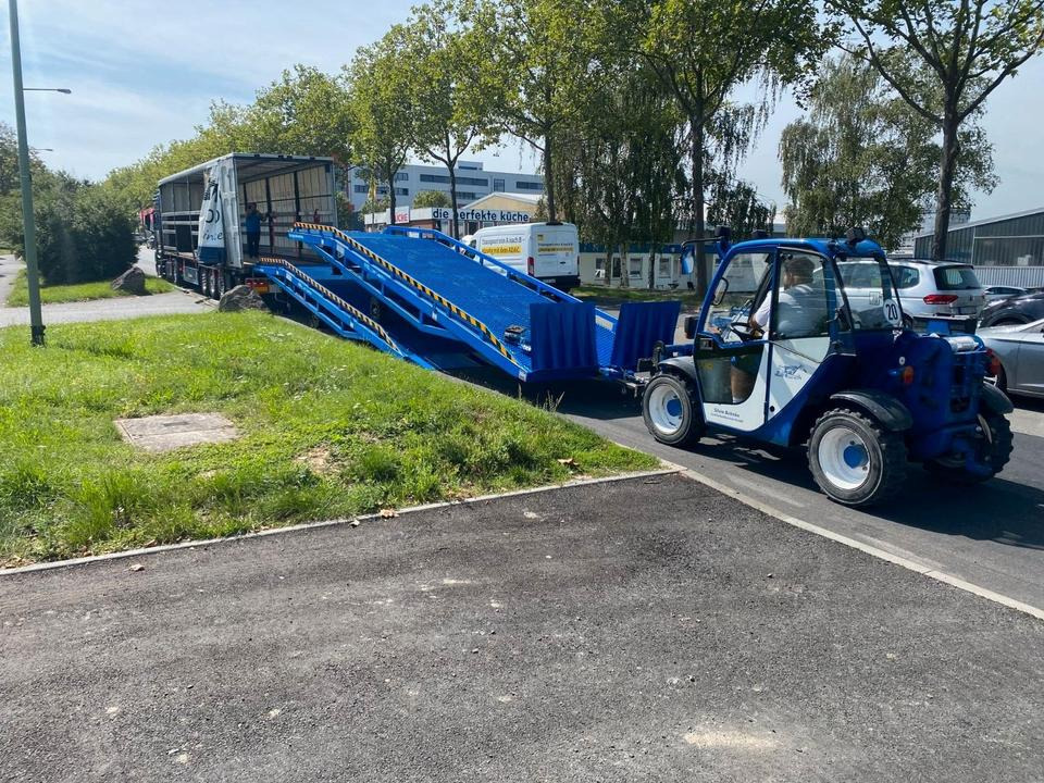 Rampa de carregamento Verladerampe 8t Verzinkt Containerrampe LKW Rampe NEU *INKL.19% MWST*SOFORT VERFÜGBAR!*: foto 18