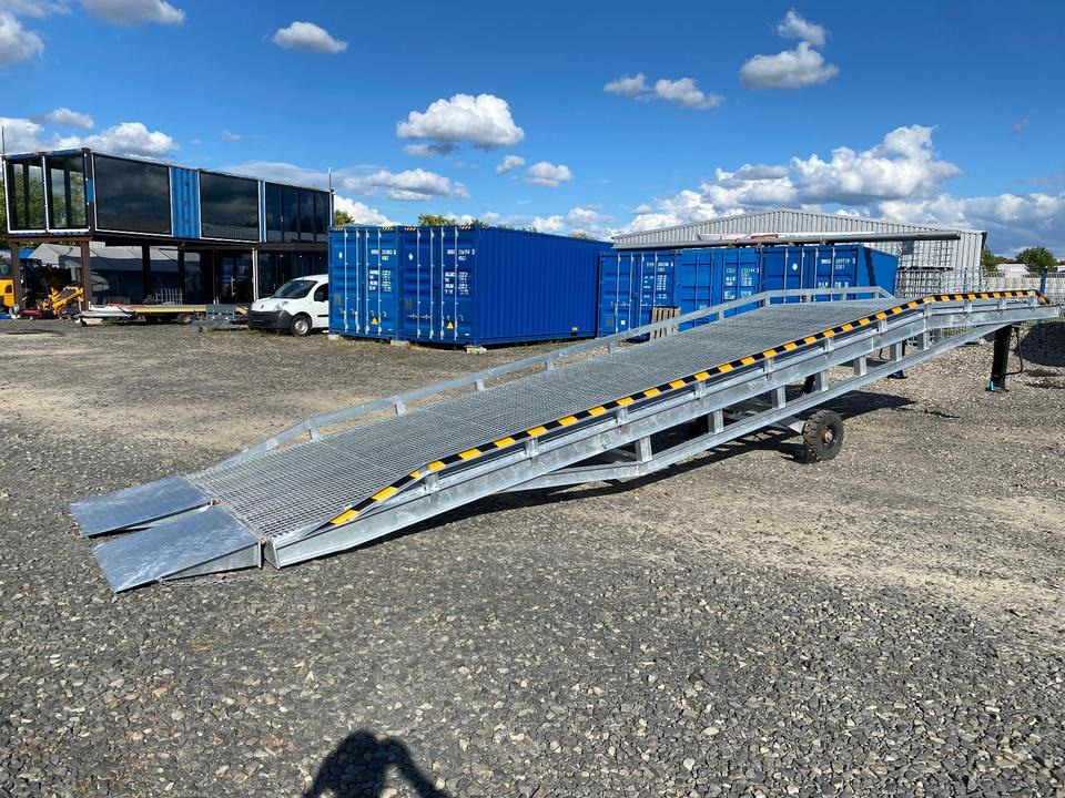 Verladerampe 8t Verzinkt Containerrampe LKW Rampe Vorführmodell inkl. Gratis Lieferung *INKL.19% MWST*SOFORT!* - Rampa de carregamento: foto 1 Verladerampe 8t Verzinkt Containerrampe LKW Rampe Vorführmodell inkl. Gratis Lieferung *INKL.19% MWST*SOFORT!* - Rampa de carregamento: foto 1