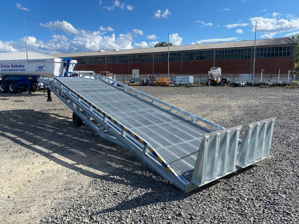 Verladerampe 8t Verzinkt Containerrampe LKW Rampe Vorführmodell inkl. Gratis Lieferung *INKL.19% MWST*SOFORT!* - Rampa de carregamento: foto 5 Verladerampe 8t Verzinkt Containerrampe LKW Rampe Vorführmodell inkl. Gratis Lieferung *INKL.19% MWST*SOFORT!* - Rampa de carregamento: foto 5