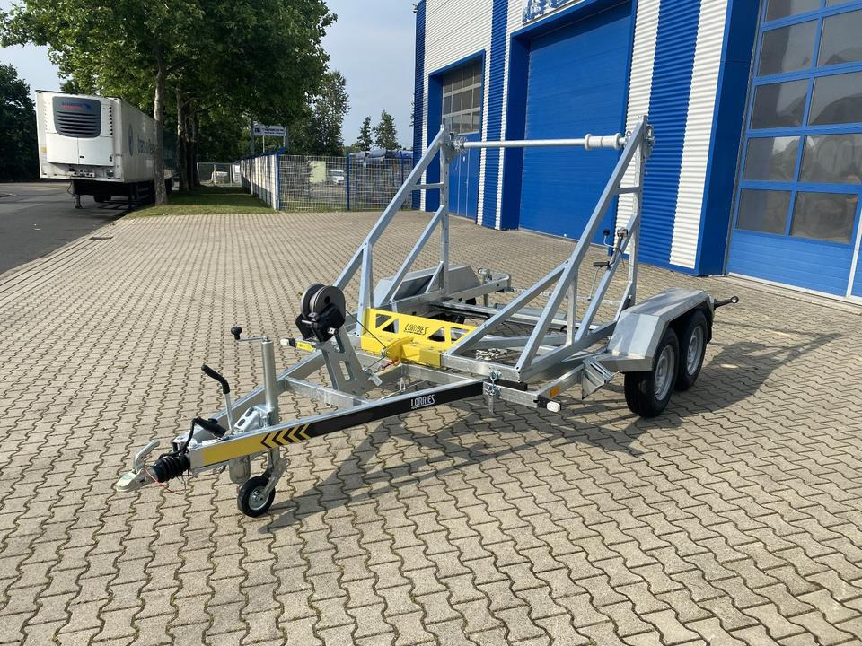 Vermietung / Kabelanhänger 2700KG / Nutzlast 2094KG / Kabeltrommel-Anhänger / Glasfaser/ 3 Tage - Reboque para bobinas: foto 3 Vermietung / Kabelanhänger 2700KG / Nutzlast 2094KG / Kabeltrommel-Anhänger / Glasfaser/ 3 Tage - Reboque para bobinas: foto 3