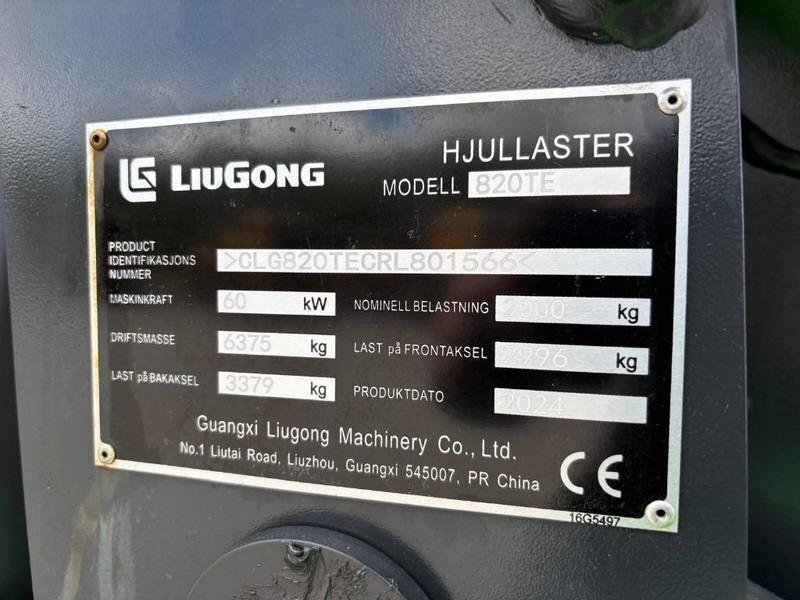 LIUGONG 820 TE Electric - Pá carregadora de rodas: foto 5 LIUGONG 820 TE Electric - Pá carregadora de rodas: foto 5