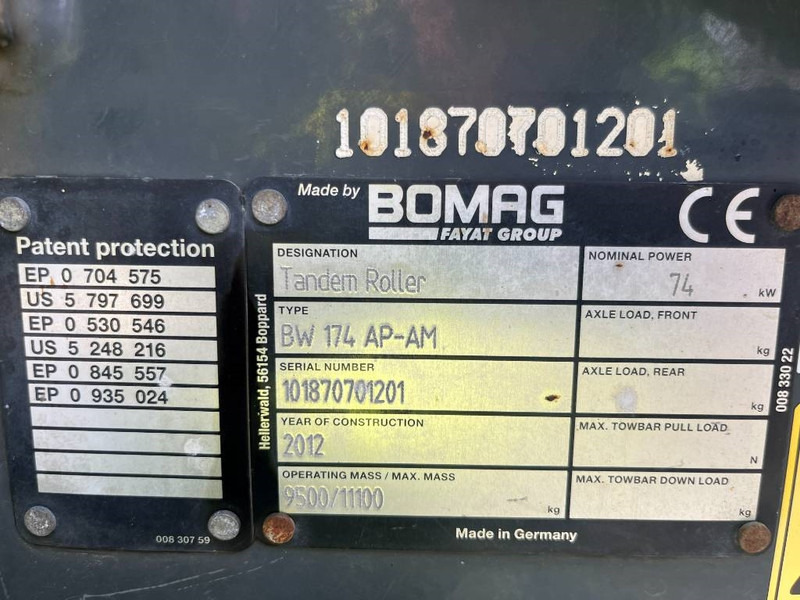 Rolo **RESERVED** Bomag BW 174 AP-AM: foto 6 Rolo **RESERVED** Bomag BW 174 AP-AM: foto 6