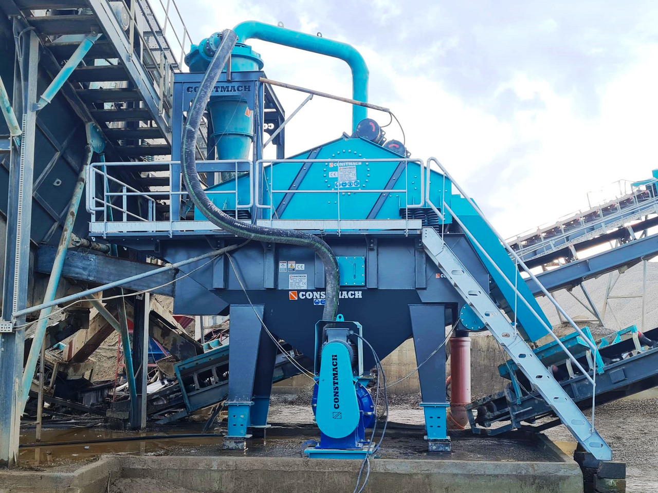 Peneira vibratória novo Constmach Entwässerungssiebe und Hydrozyklone Bestpreisgarantie: foto 8