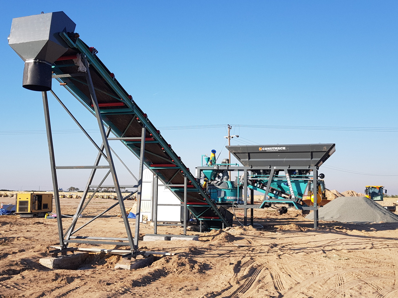 Usina de concreto novo Constmach Mini Mobile Concrete Batching Plant 30 m³/h: foto 6