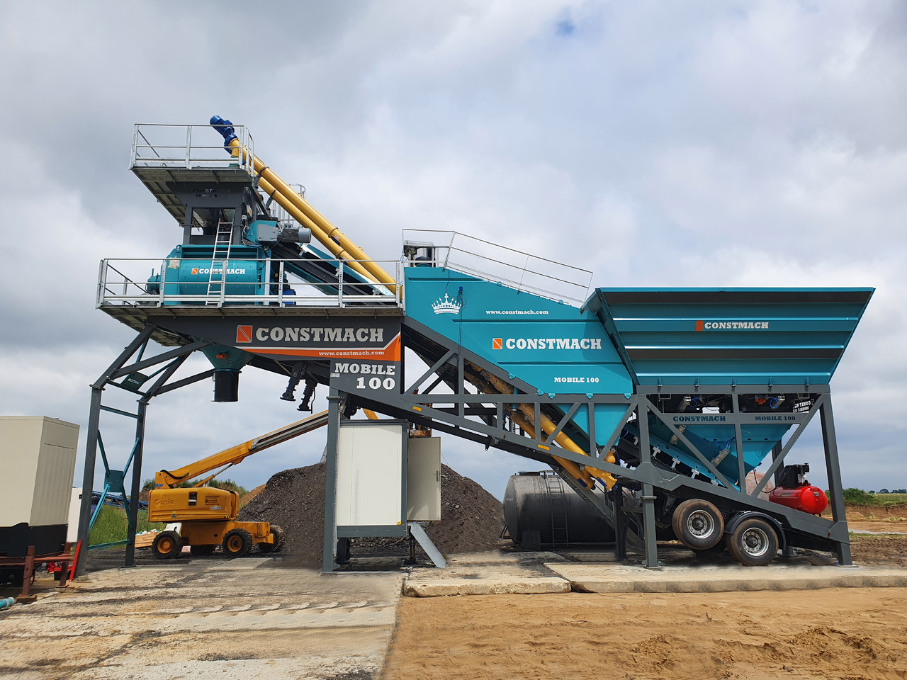 Constmach Mobile Betonmischanlage mit 100 m³/h - Usina de concreto: foto 5 Constmach Mobile Betonmischanlage mit 100 m³/h - Usina de concreto: foto 5