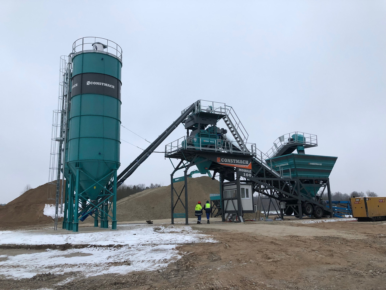 Constmach Mobile Betonmischanlage mit 100 m³/h - Usina de concreto: foto 3 Constmach Mobile Betonmischanlage mit 100 m³/h - Usina de concreto: foto 3
