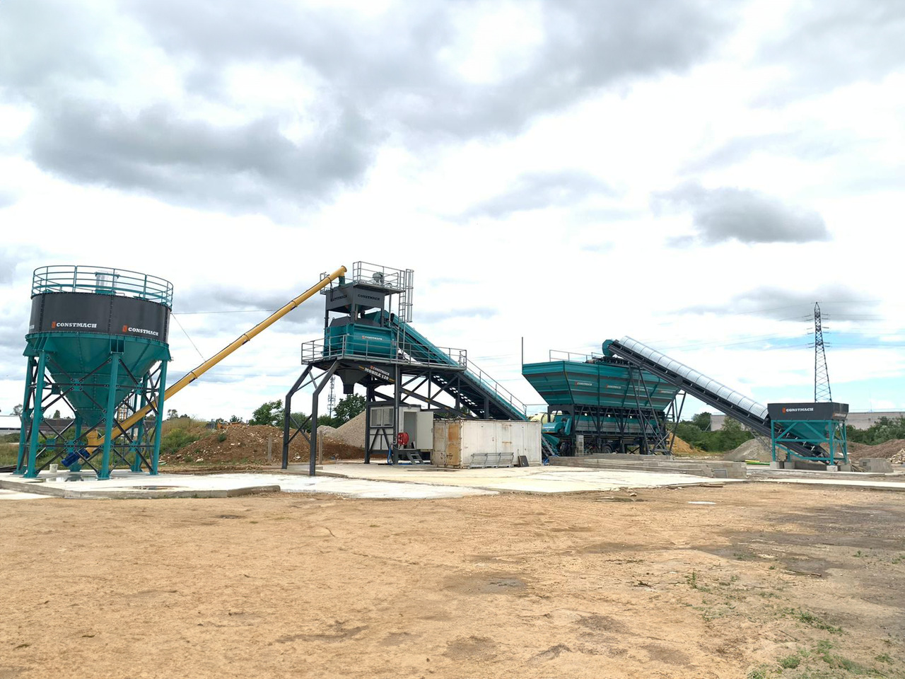 Constmach Mobile Betonmischanlage mit 120 m³/h - Usina de concreto: foto 2 Constmach Mobile Betonmischanlage mit 120 m³/h - Usina de concreto: foto 2