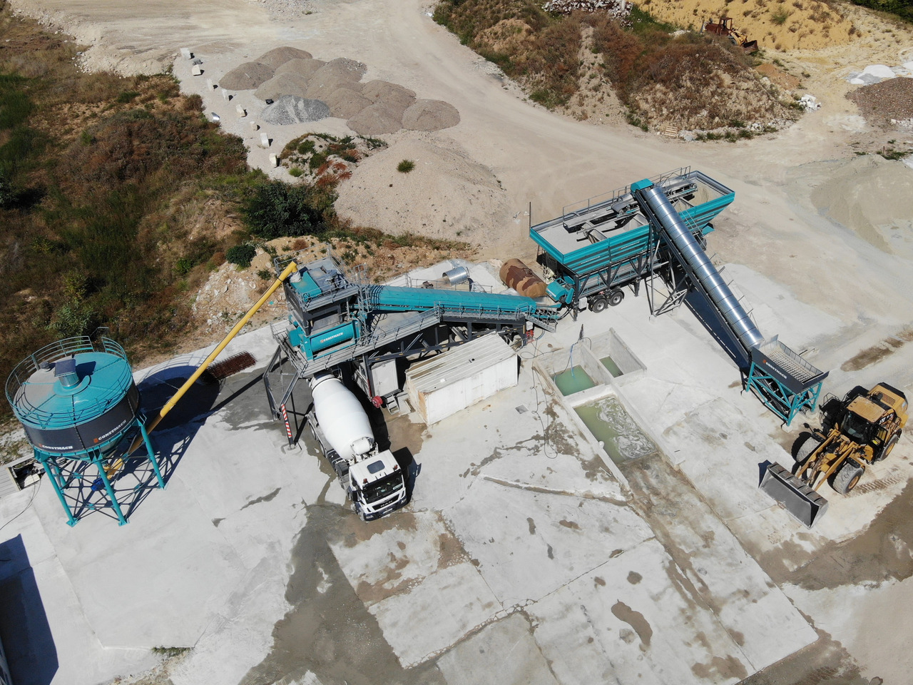 Constmach Mobile Betonmischanlage mit 120 m³/h - Usina de concreto: foto 1 Constmach Mobile Betonmischanlage mit 120 m³/h - Usina de concreto: foto 1