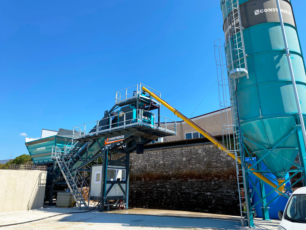 Usina de concreto novo Constmach Mobile Betonmischanlage mit 60 m³/h: foto 7