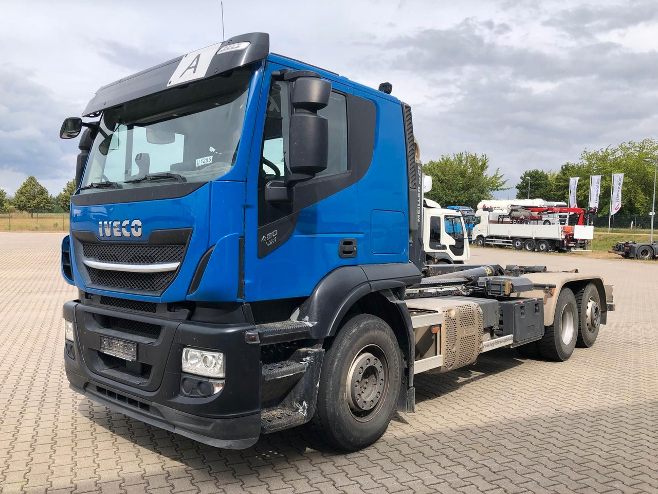Iveco X-Way 480 Intarder*AHK*Lenk/LiftAchse*Meiller - Camião polibenne: foto 1 Iveco X-Way 480 Intarder*AHK*Lenk/LiftAchse*Meiller - Camião polibenne: foto 1