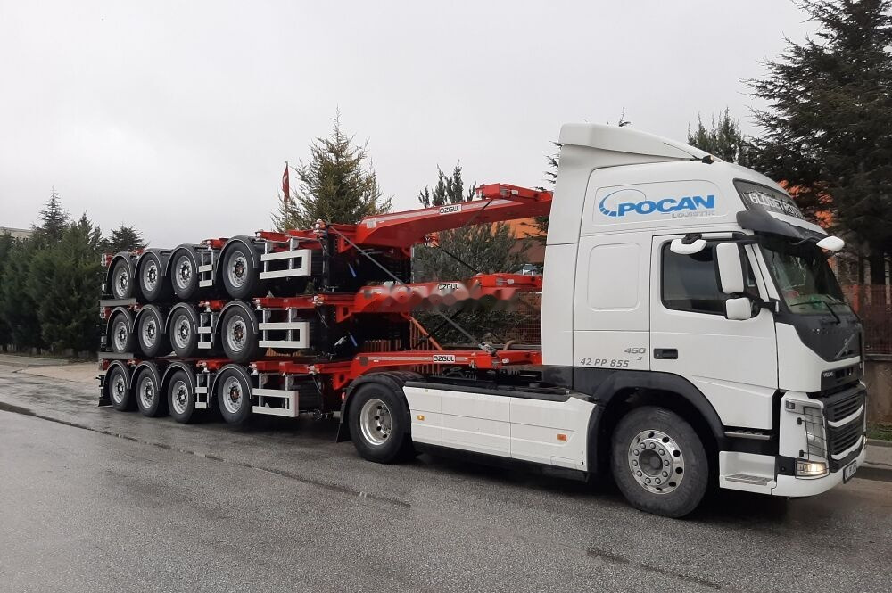 Özgül 4 AXLE HIGH CUBE CONTAINER CARRIER - Semi-reboque transportador de contêineres/ Caixa móvel: foto 3 Özgül 4 AXLE HIGH CUBE CONTAINER CARRIER - Semi-reboque transportador de contêineres/ Caixa móvel: foto 3