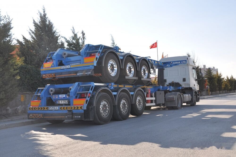 Özgül ISO TANK CONTAINER CARRIER SEMI - Semi-reboque transportador de contêineres/ Caixa móvel: foto 2 Özgül ISO TANK CONTAINER CARRIER SEMI - Semi-reboque transportador de contêineres/ Caixa móvel: foto 2