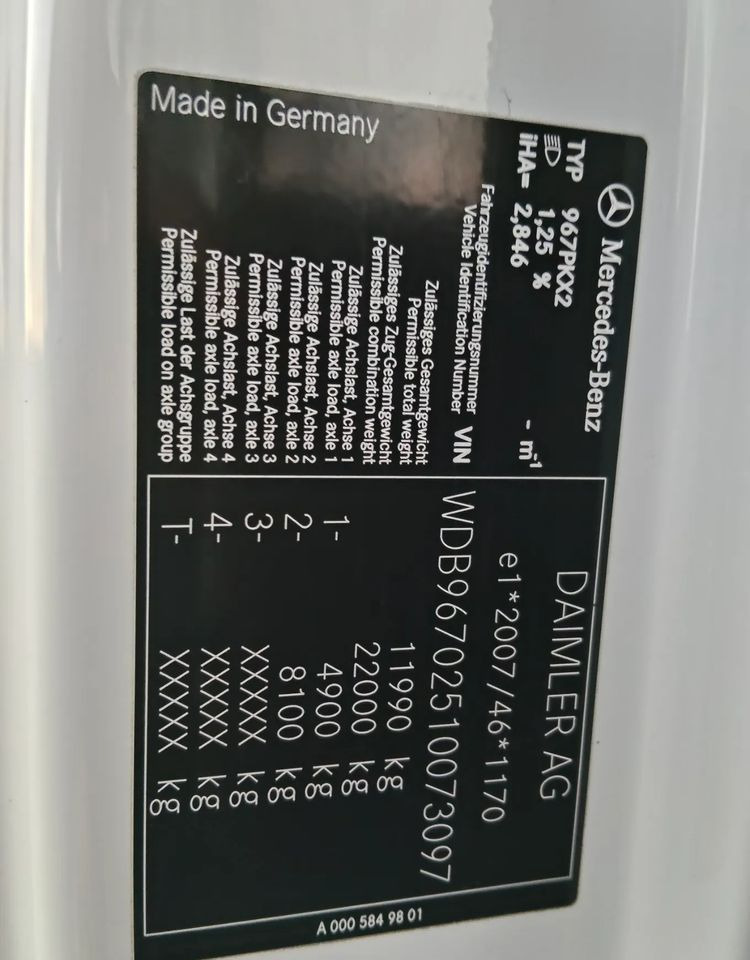 Camião furgão Mercedes-Benz Atego: foto 17