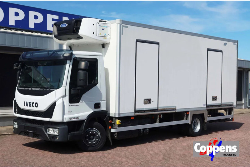 Iveco EuroCargo 120 El 210L Carrier Supra 850 MT Koel/Vries+Klep Bitemp met verplaatsbare wand - Camião frigorífico: foto 1 Iveco EuroCargo 120 El 210L Carrier Supra 850 MT Koel/Vries+Klep Bitemp met verplaatsbare wand - Camião frigorífico: foto 1