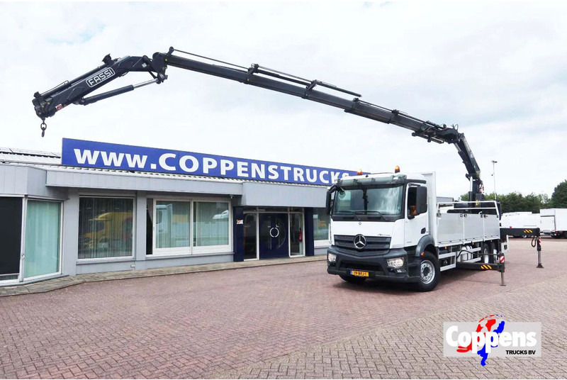 Mercedes-Benz ANTOS 2830 Kraanwagen open Laadbak Fassi F295 + FLY-JIB - Camião grua: foto 1 Mercedes-Benz ANTOS 2830 Kraanwagen open Laadbak Fassi F295 + FLY-JIB - Camião grua: foto 1