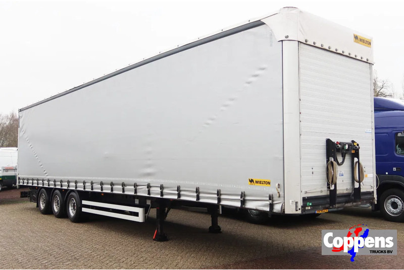 Wielton Mega Trailer with Terberg King Lifter contruction. Kooiaap aansluiting € 19.950.- netto. - Semi-reboque de lona: foto 1 Wielton Mega Trailer with Terberg King Lifter contruction. Kooiaap aansluiting € 19.950.- netto. - Semi-reboque de lona: foto 1