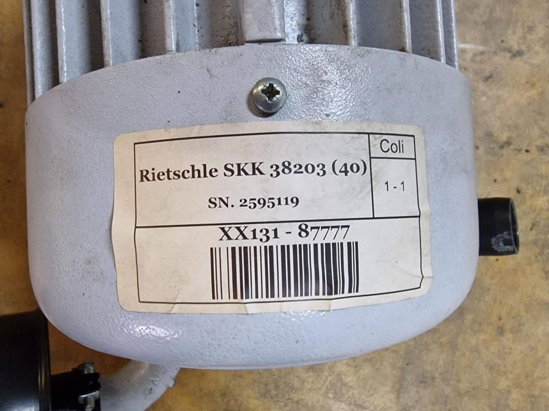 Rietschle SKK 38203 (40) - Equipamento industrial: foto 1 Rietschle SKK 38203 (40) - Equipamento industrial: foto 1